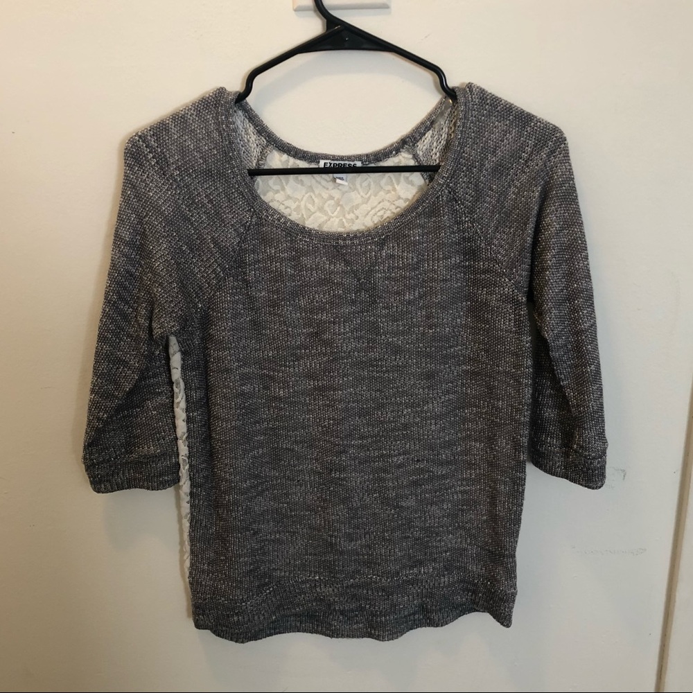 Cute Lacey Gray Sweater